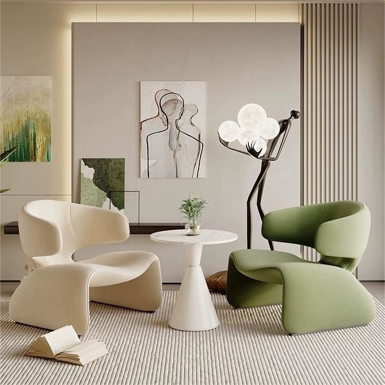 创意单人沙发设计师单椅一桌两椅组合洽谈桌椅休闲沙发休息区酒店