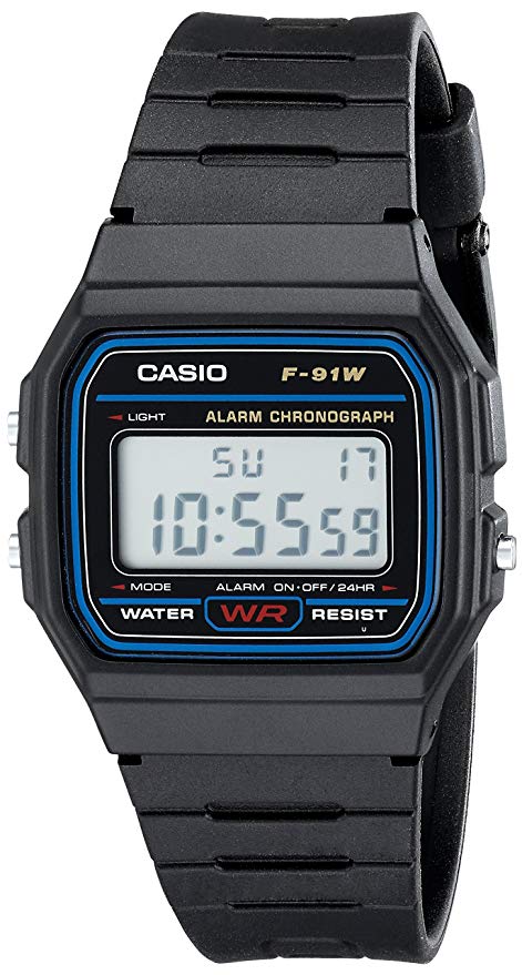 Casio F91W-1 Classic Resin Strap Digital Sport Watch  Import