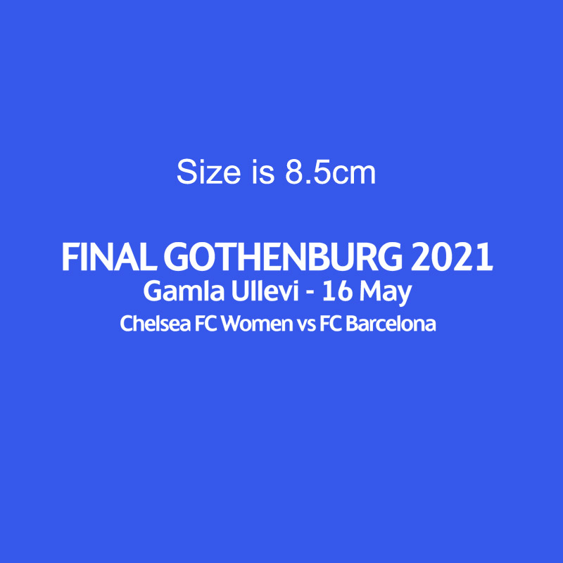 2021女足欧冠决赛切尔西对赛Final Gothenburg 2021对阵小字