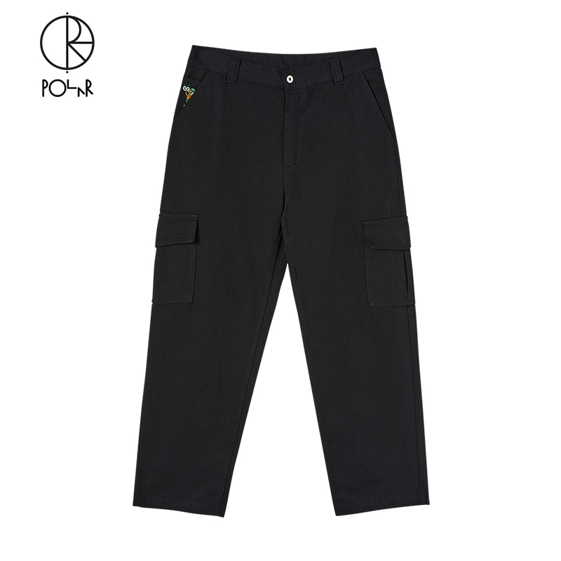 Polar Skate Co 93 Cargo Pants 多口袋卡通刺绣休闲运动工装长裤