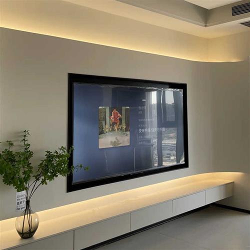 电视背景墙灯带明装45度斜发光嵌入式弧形线性灯线条灯铝槽氛围灯