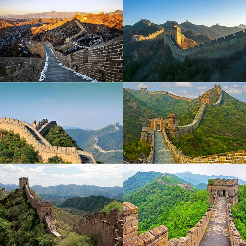 万里长城风光北京八达岭著名旅游景点摄影金山岭高清照片图片素材