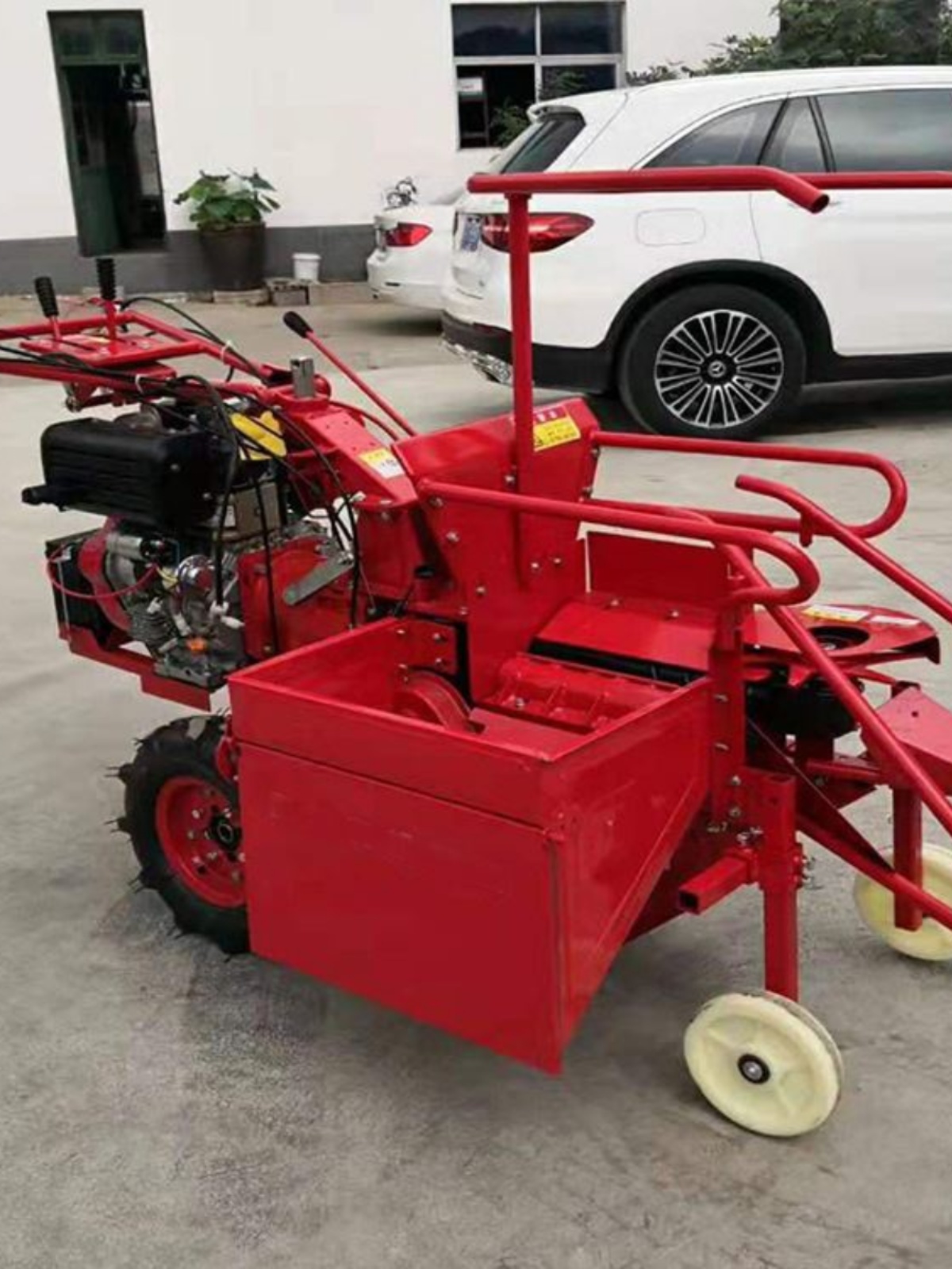 销一次型柴油摘穗秸秆还田玉米收获机小型机器操作简单经济实用品