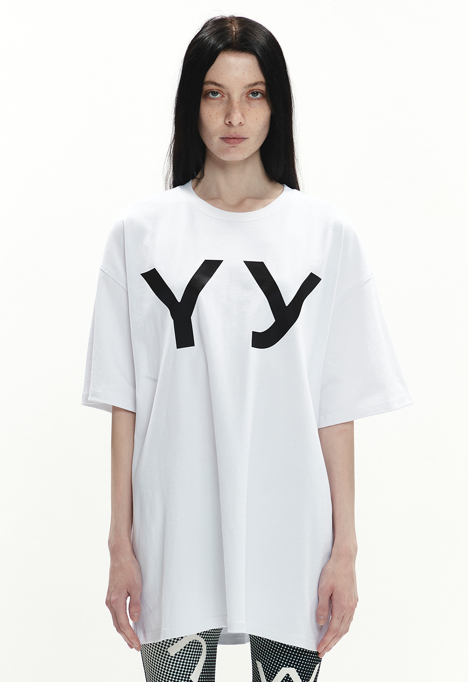 OPEN YY24夏新品logo字母宽松短袖T恤休闲男女同款上衣韩国代购