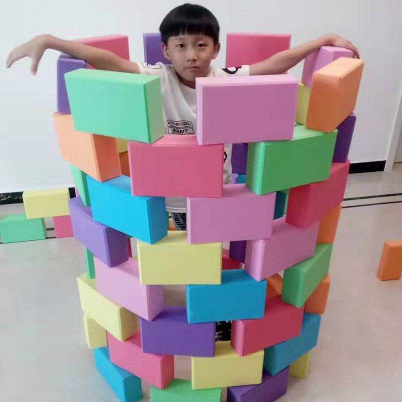 幼儿园区角建构大型EVA积木淘气堡泡沫砖块儿童积木拼装玩具益智