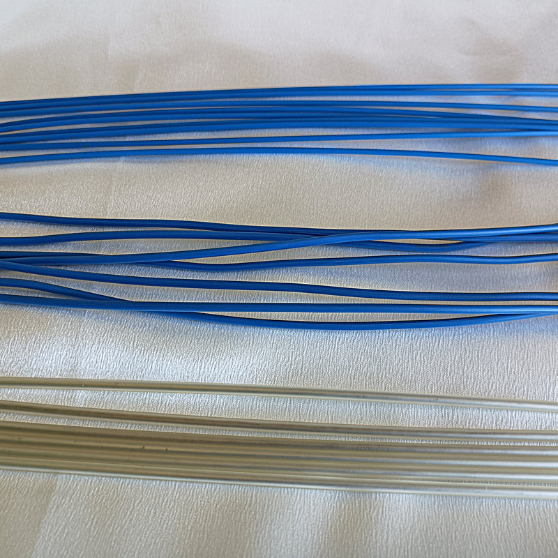 2.2 3 3.5mm气管插管导丝线铝芯包胶型 包芯导丝塑胶铝丝线铝条棒