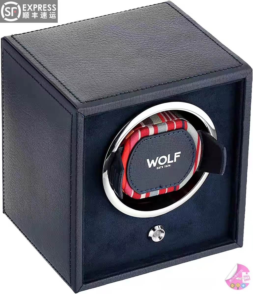 英国WOLF正品 手表摇表器/缠绕机机械表自动转表器上弦上链收纳盒