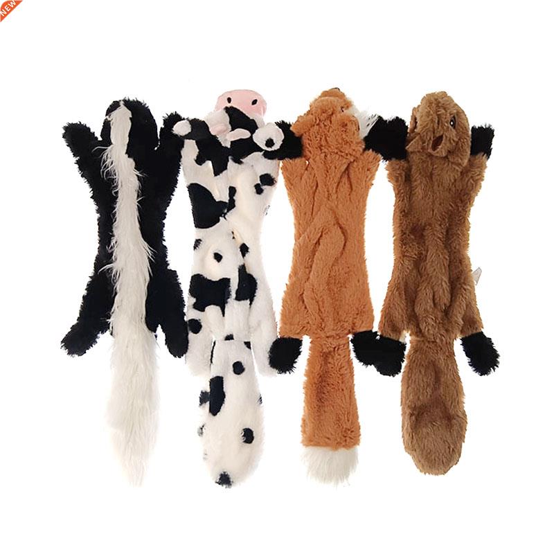 2022 New cute plush toys squeak pet wolf rabbit animal plush