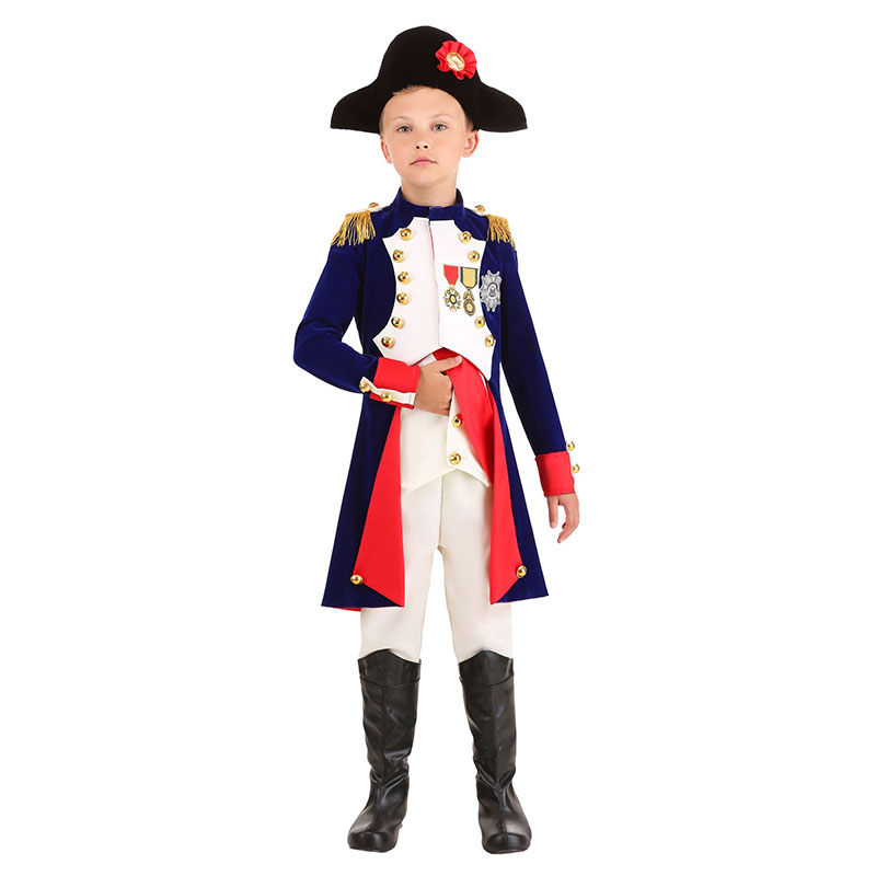 万圣节儿童节舞台表演演出儿童法国革命领袖人物拿破仑装扮服装