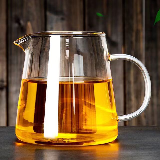 热卖加厚耐热透明玻璃茶海公道杯大号功夫茶具茶漏套装分茶器