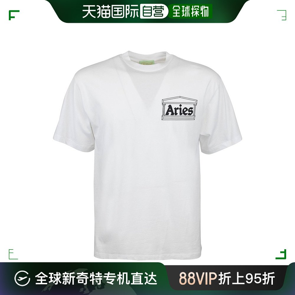 香港直邮Aries 男士 白羊座标志印花圆领T恤 COAR60000