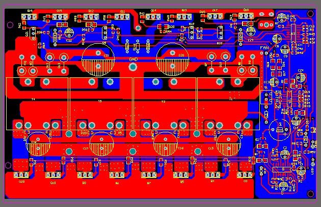 TL494逆变器 原理图pcb 1kw逆变器电路图PCB SG3524 LM324 逆变器