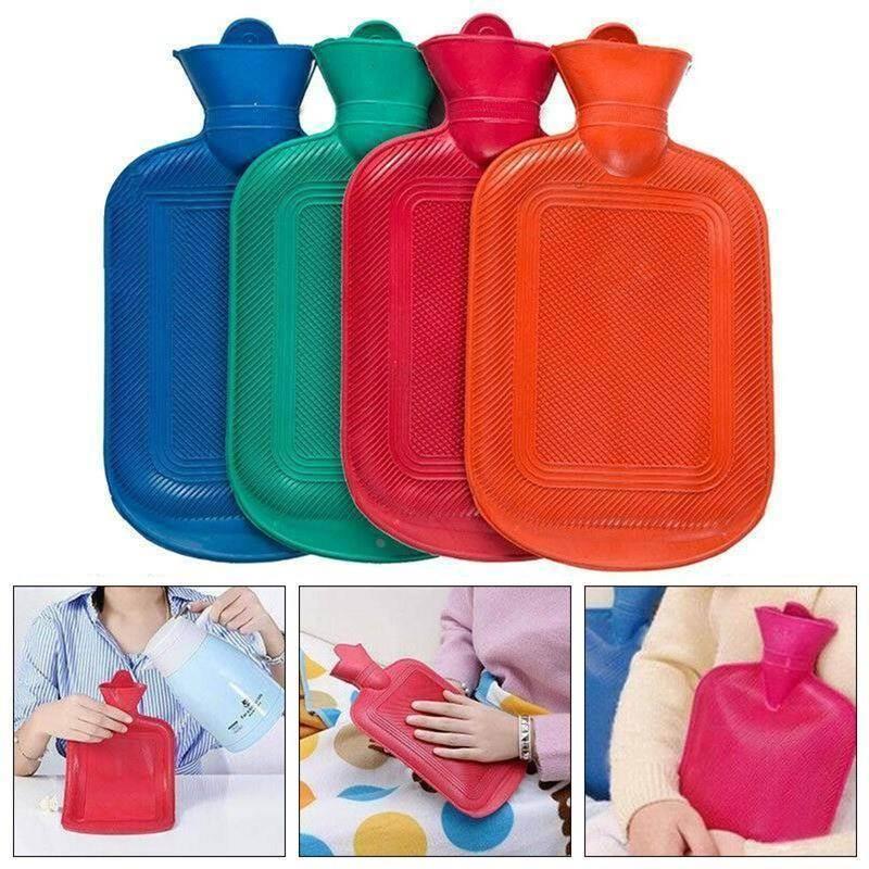 Thick Hot Water Bottle Portable Rubber Winter Warm Hot Water