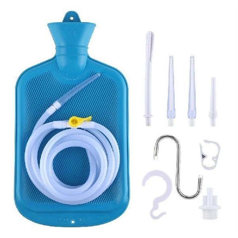 2L Enema Bag Kit Reusable Silicone for Men Women Hygiene Rec