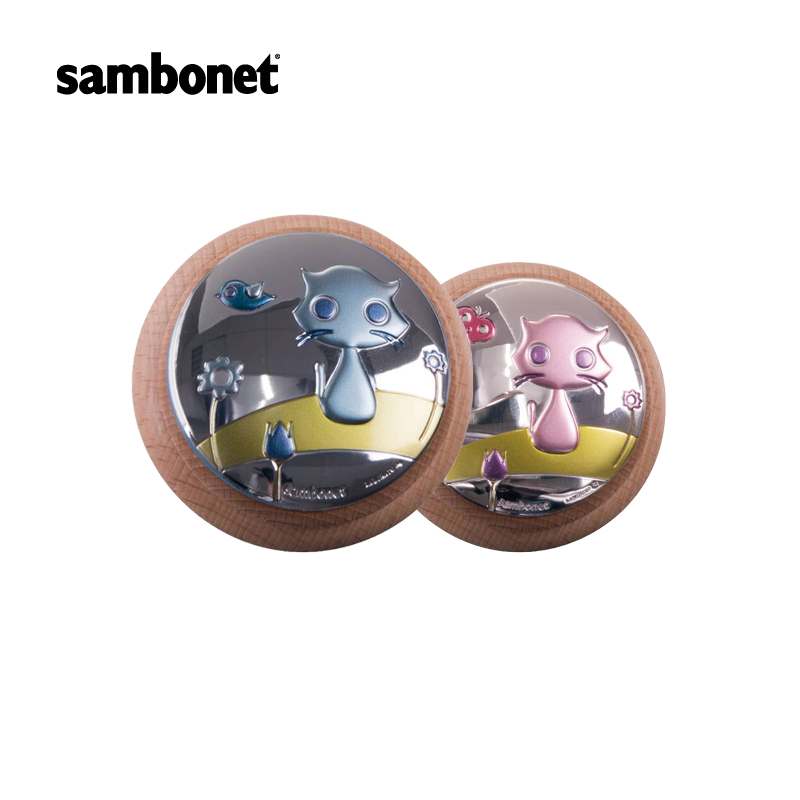 Sambonet意大利原装礼物创意礼品进口木质儿童宝宝乳牙纪念盒