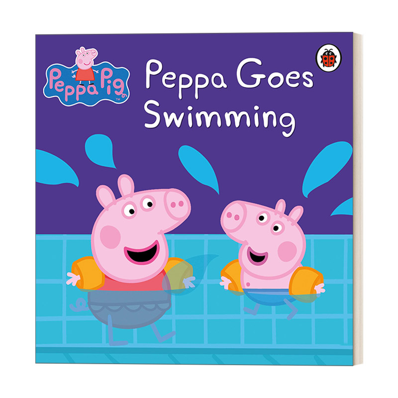 英文原版 Peppa Pig: Peppa Goes Swimming 小猪佩奇去游泳 儿童绘本 英文版 进口英语原版书籍