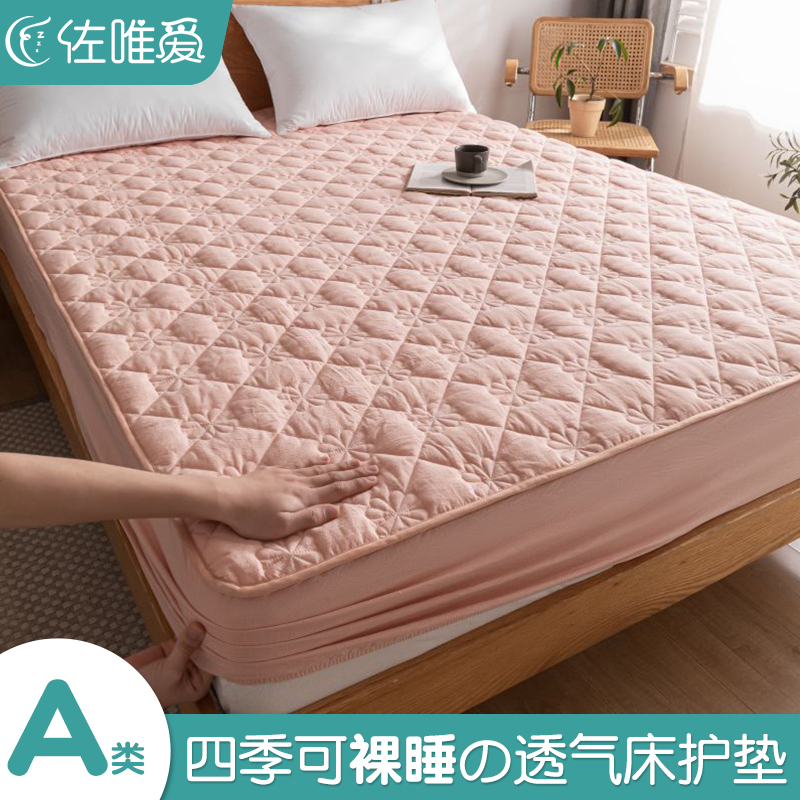 A类床垫软垫家用卧室床笠保护套罩夹棉床铺垫褥子榻榻米垫子租房