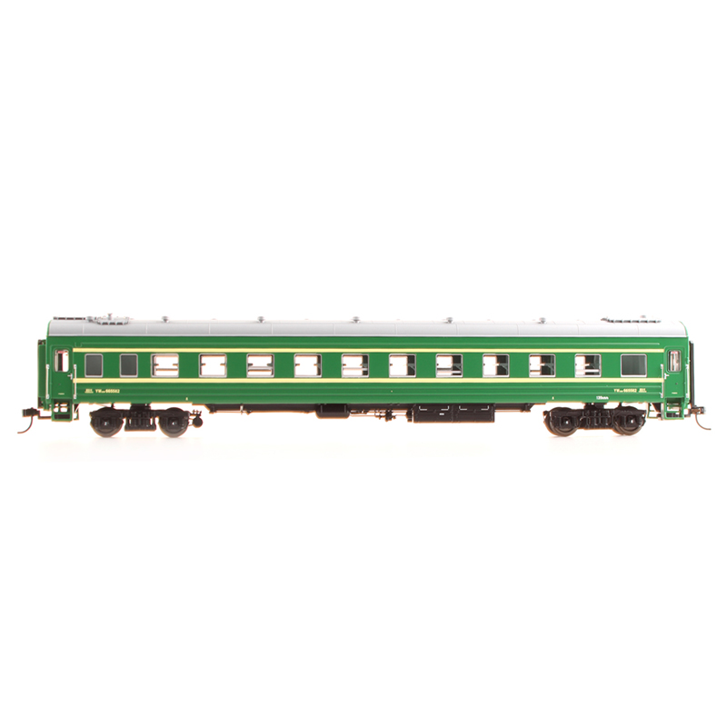 百万城CP00549中国铁路硬卧YW22B客运车厢上局杭段665582火车模型