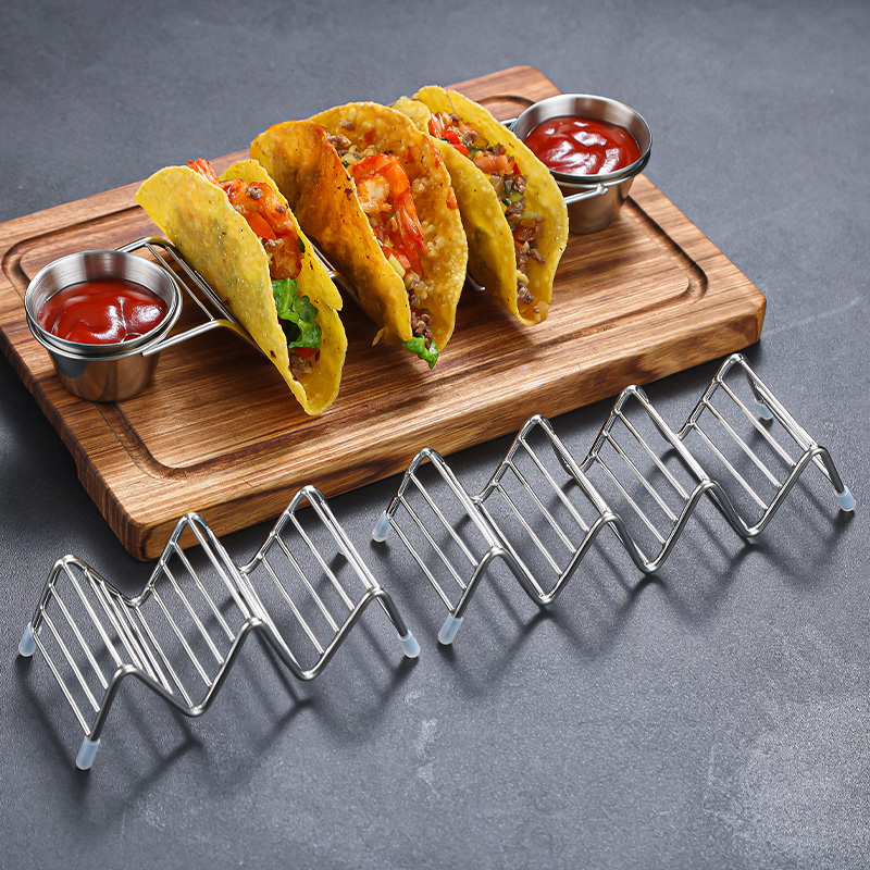 。墨西哥餐厅薄饼架玉米卷饼夹塔可寿司定型炸篮taco模具夹子塔可