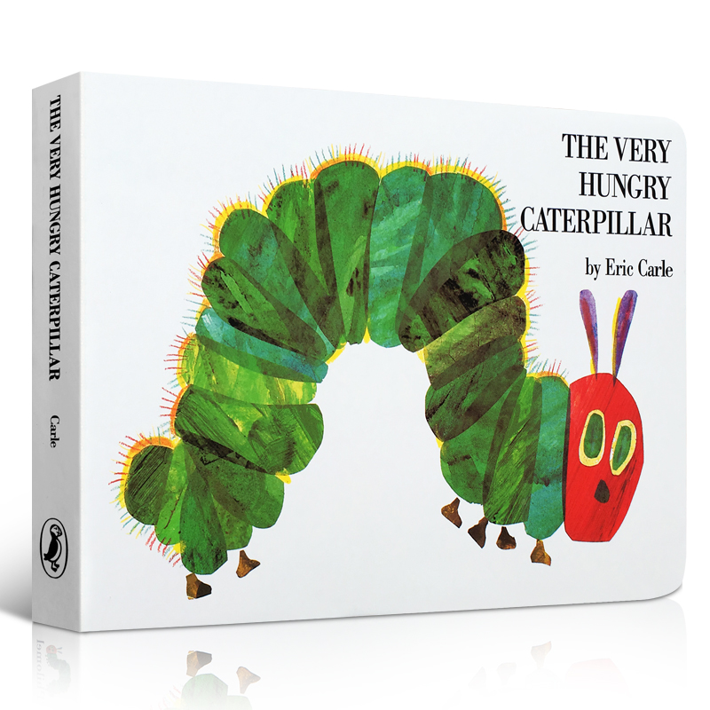 【送音频】英文原版The very hungry caterpillar Eric Carle好饥饿的毛毛虫启蒙洞洞书艾瑞卡尔肚子很饿Theveryhungrycaterpillar