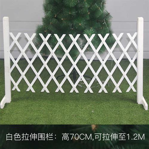 圣诞实木围栏圣诞节装饰护栏木篱笆白色木质栅栏室内圣诞树装饰品