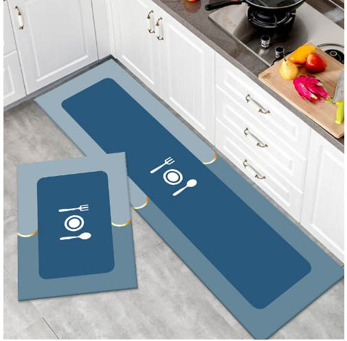 厨房硅藻泥软垫 吸水可擦洗地垫 防滑速干 免洗垫简约图案
