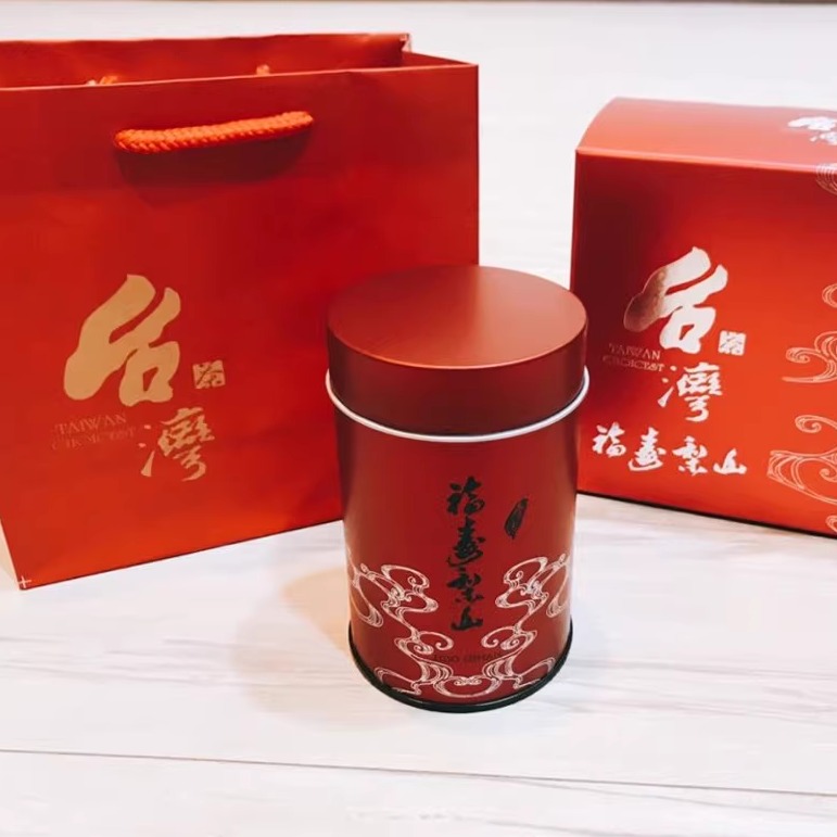 福寿梨山茶两罐装台湾高山茶冷泡特产茶叶礼盒非阿里山冻顶乌龙茶