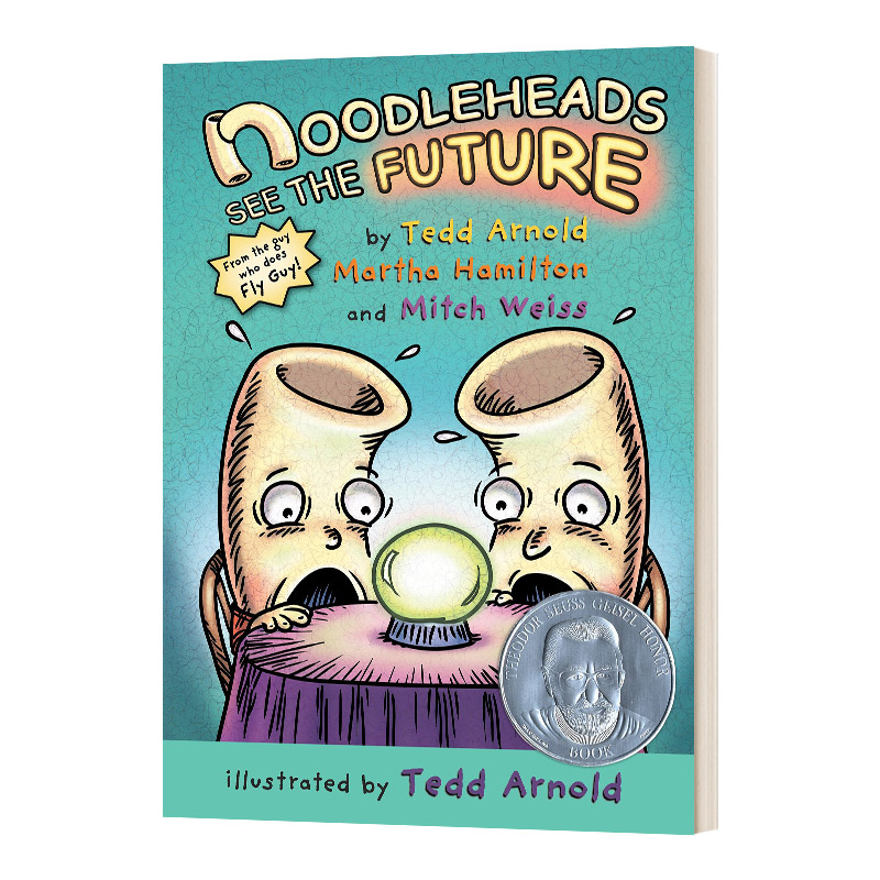英文原版 Noodleheads See The Future 傻瓜面条头小子2 面条头预见未来 全彩漫画 趣味英语绘本 英文版 进口英语原版书籍