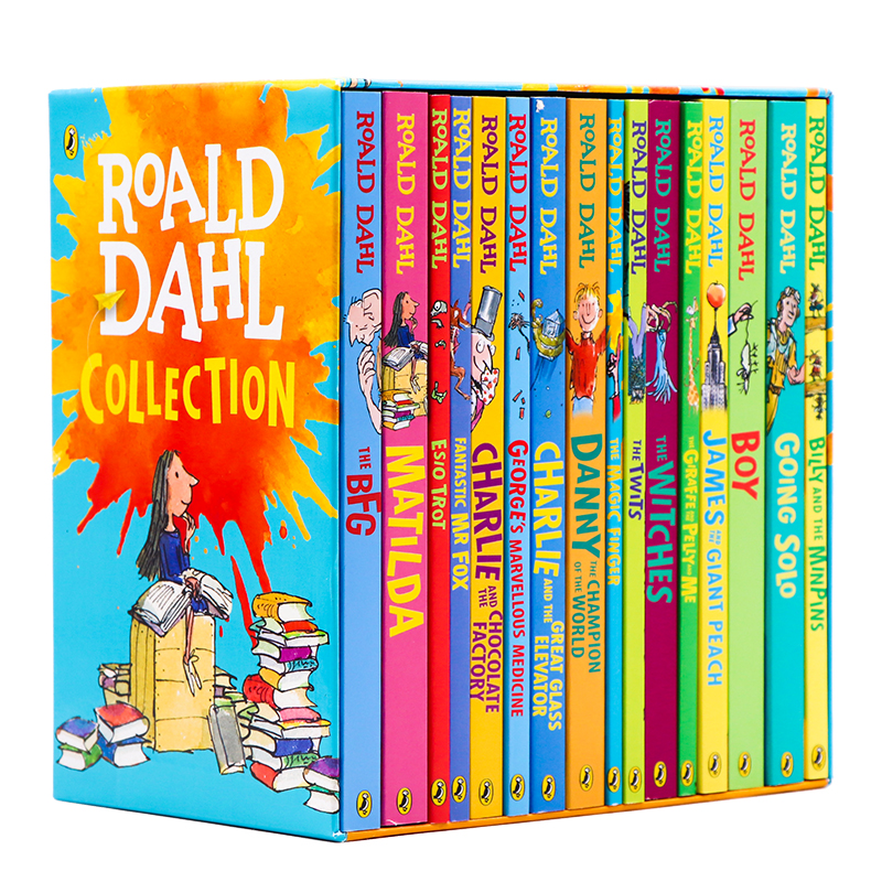 罗尔德达尔英文原版 Roald Dahl 了不起的狐狸爸爸英文版查理和巧克力工厂英语进口小说罗尔德达尔的书全套英文好心眼儿巨人145选6