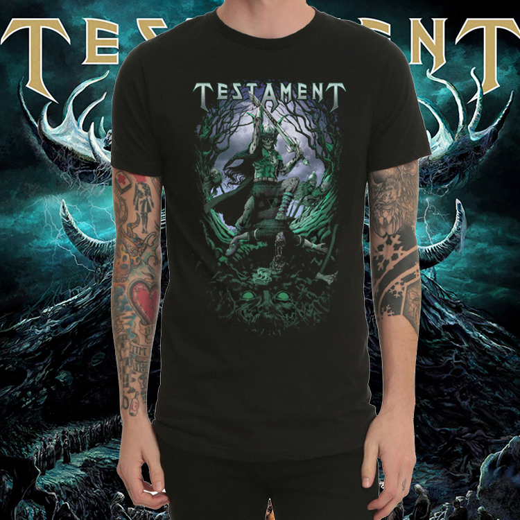 Testament旧约圣约书重金属摇滚乐队T恤男圆领短袖夏Thrash Metal