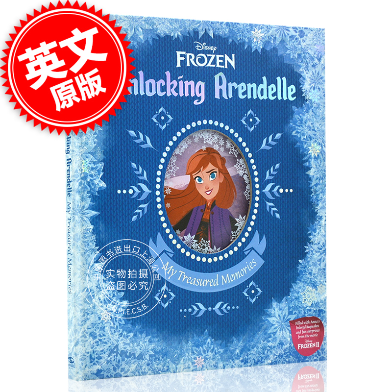 现货 冰雪奇缘2 打开阿伦黛尔 英文原版 Disney Frozen Unlocking Arendelle 我的珍贵记忆 迪斯尼绘本画册 暗影森林 精装艾莎安娜