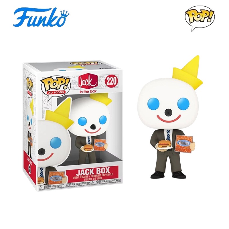 Funko POP美国吉祥物JACK BOX汉堡形象公仔手办摆件周边礼品
