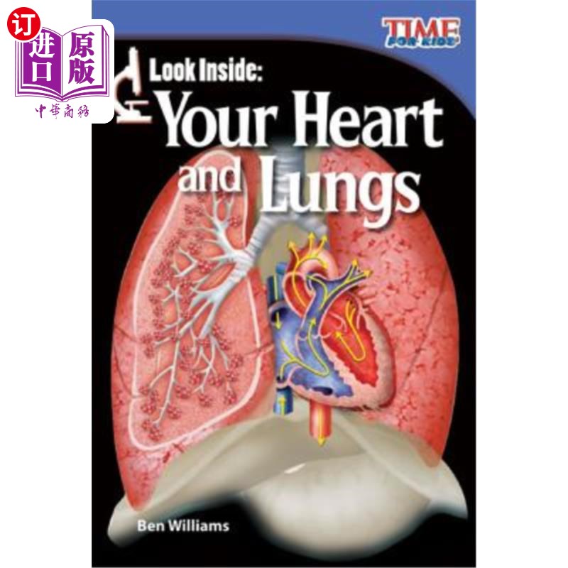 海外直订Look Inside: Your Heart and Lungs 看内部:你的心脏和肺
