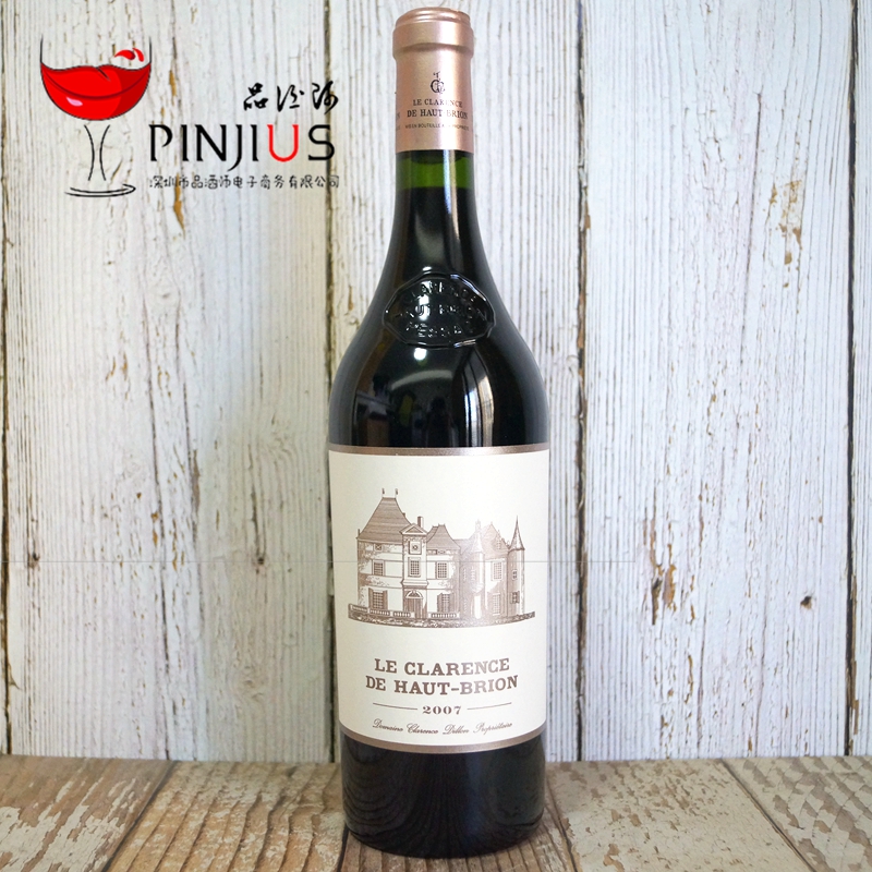 法国进口红酒红颜容奥比昂庄园副牌葡萄酒Chateau Haut-Brion2007