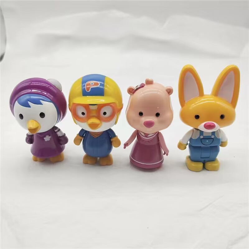 韩国亲子教育动画卡通动漫小企鹅啵乐乐北极熊狐狸宝宝玩具小摆件
