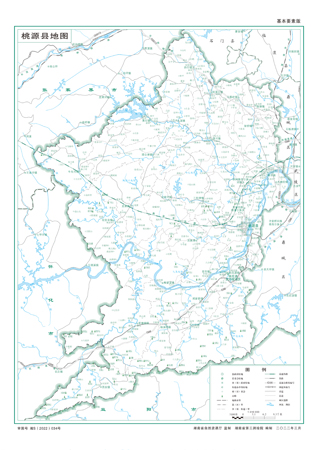 桃源县地图水系河流湖泊交通行政区划旅游铁路地形卫星流域乡镇村
