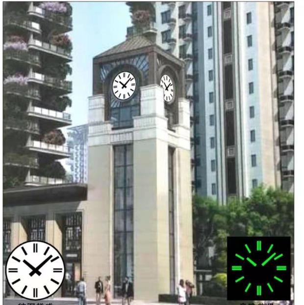 户外大型时钟室外钟表校园外墙大钟塔楼挂钟墙体成品钟景观机械钟