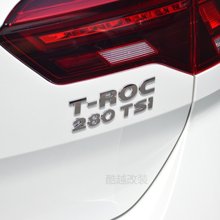 T-ROC一汽大众探歌车标排量标230 280330TSI排量后标后车标大众标