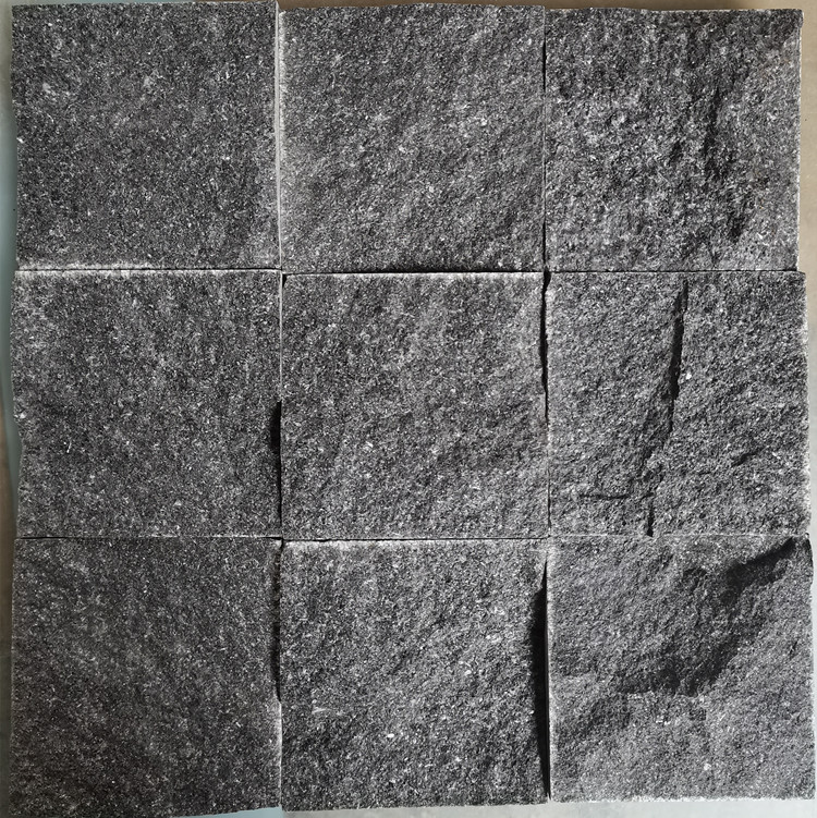石材马赛克天然大理石黑灰米黄大块复古文化石室内外背景墙方块砖