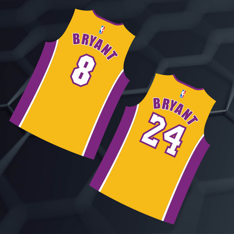 新品篮球NBA8号24号科比kobe球衣车贴logo黑曼巴汽车贴纸湖人球迷