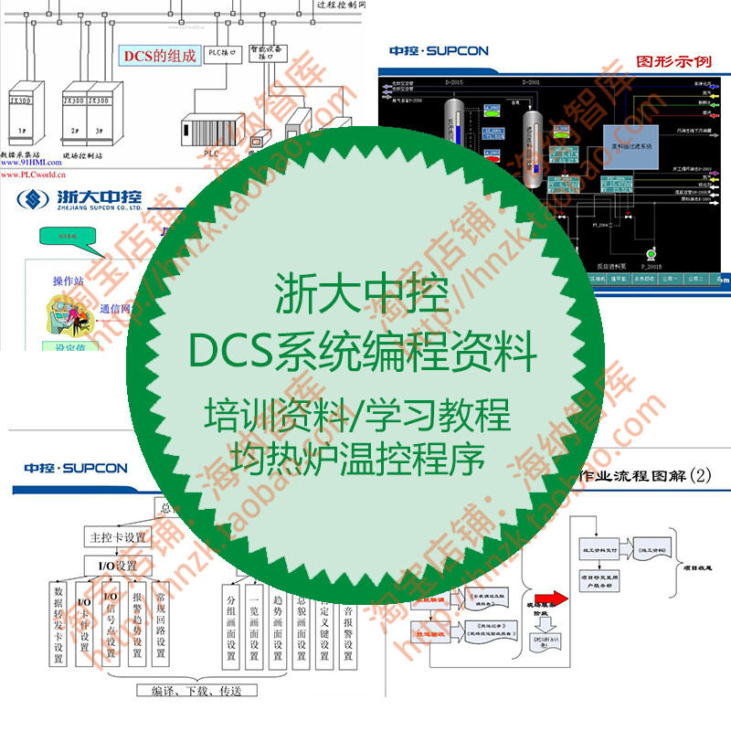 浙大中控DCS系统编程资料均热炉温控程序系统组态通讯模块使用