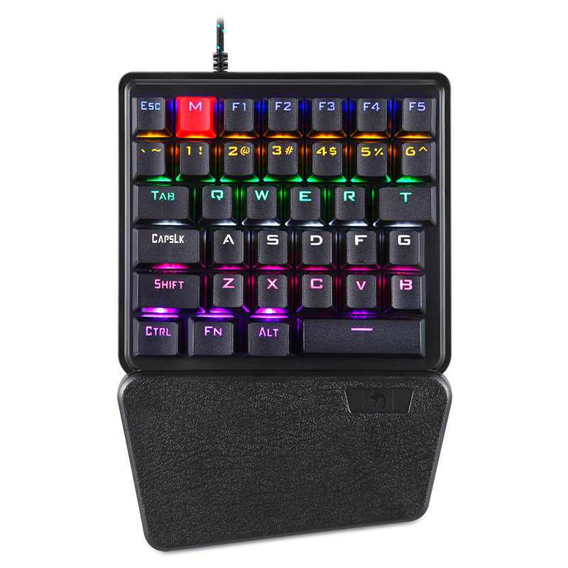 新盟K106手机械键盘枪神王座左手小键盘手机游戏外接ebay亚马逊