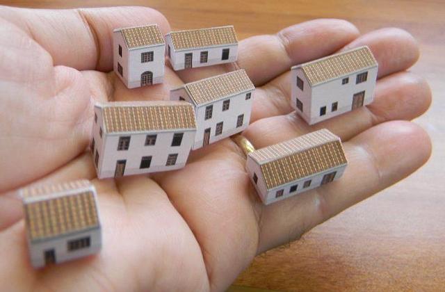 儿童手工折纸DIY拼装立体3D纸质模型迷你乡村房屋小房子小屋制作