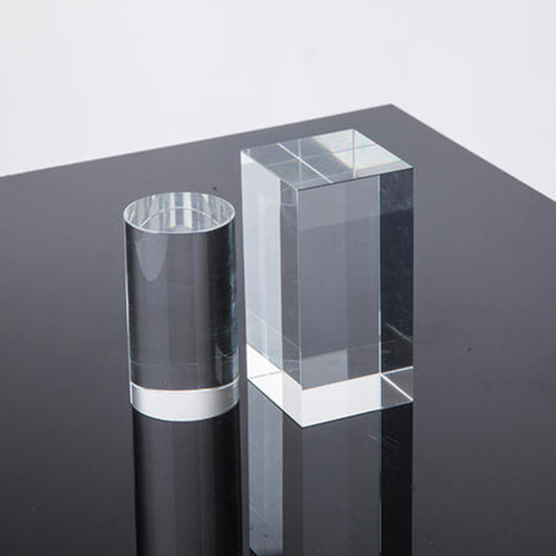 亚克力圆柱体水晶透明方块博物馆物品古董产品展示摆放台架定制