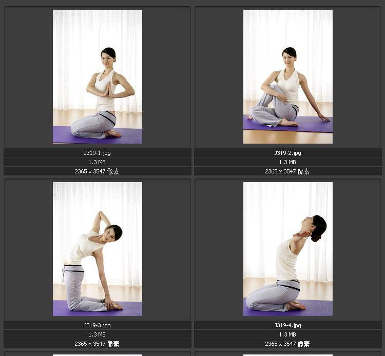 女子瑜伽 健身美体 平面设计素材图片图库