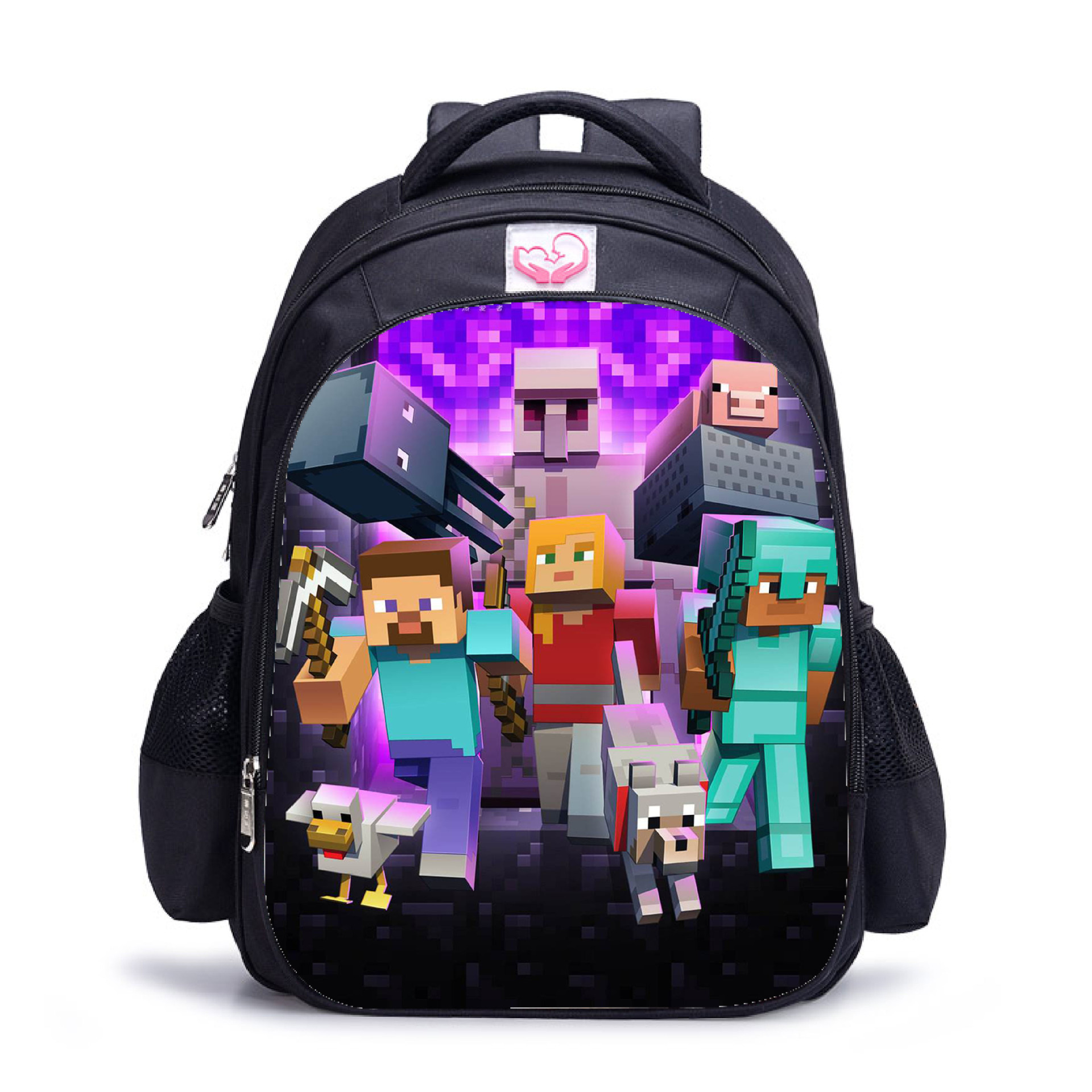 现货新款我的世界Minecraft中小书包儿童背包双肩包