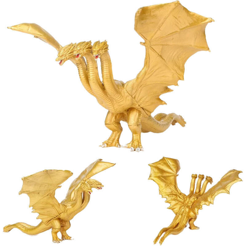 超大号基多拉三头龙怪兽帝王者基多拉机械三头龙金龙摆件恐龙玩具