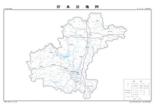 沂水县地图交通水系地形河流行政区划湖泊旅游铁路山峰卫星村界乡