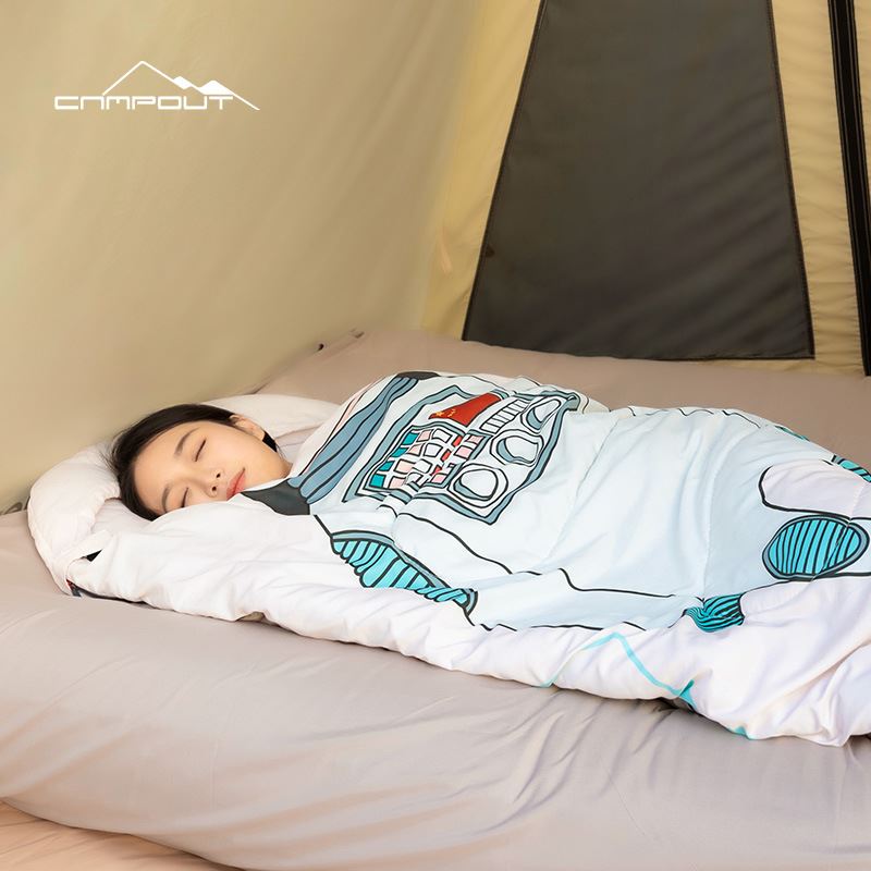 宇航员睡袋冬季户外露营保暖加厚野营办公室午睡睡袋