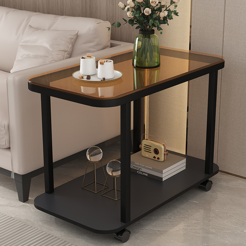 沙发边几可移动茶几客厅家用带轮小桌子2024新款小户型床头置物架